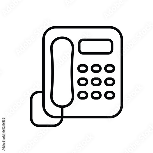 Fax icon vector