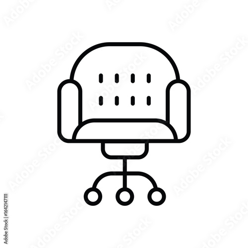 Office Chair icon vector