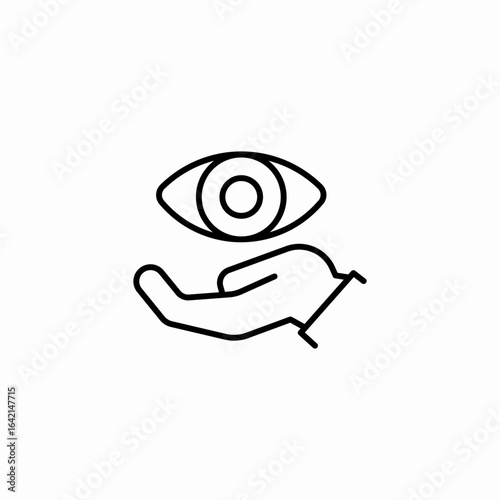eye care icon sign vector