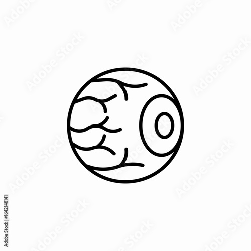 optometry care icon sign vector