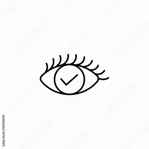 sight complete icon sign vector