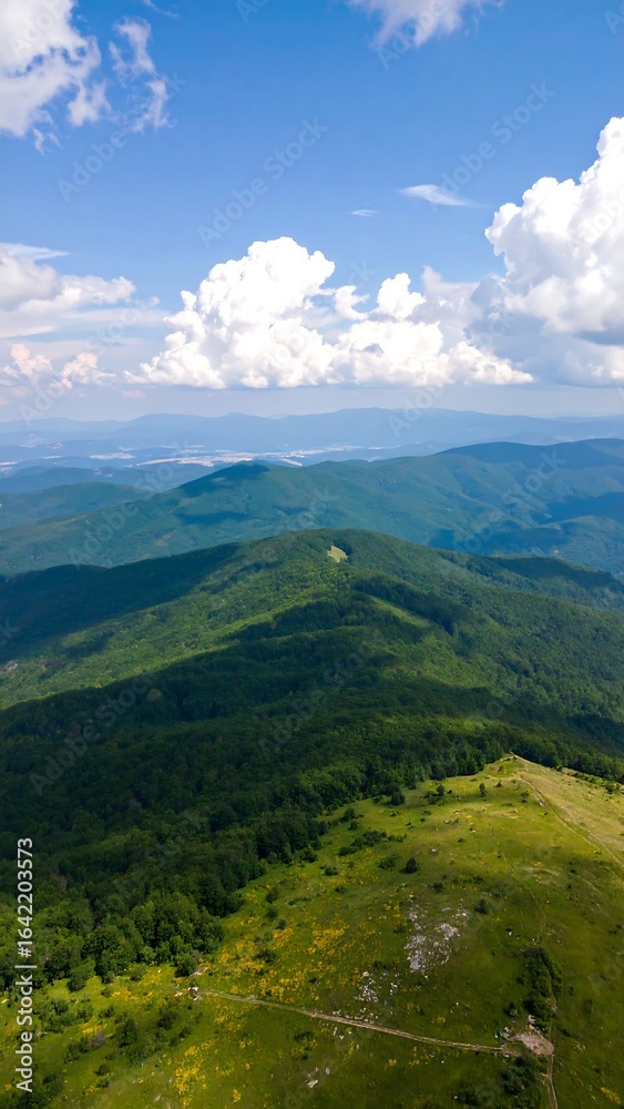 Obraz premium Blurry mountain vista