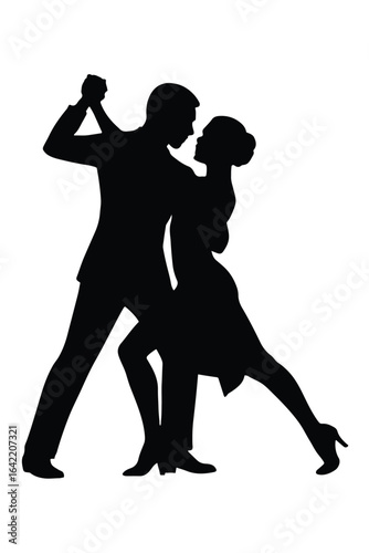 Couple Dancing Tango