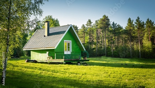 Wallpaper Mural escondite verde la casa pequena en la naturaleza Torontodigital.ca