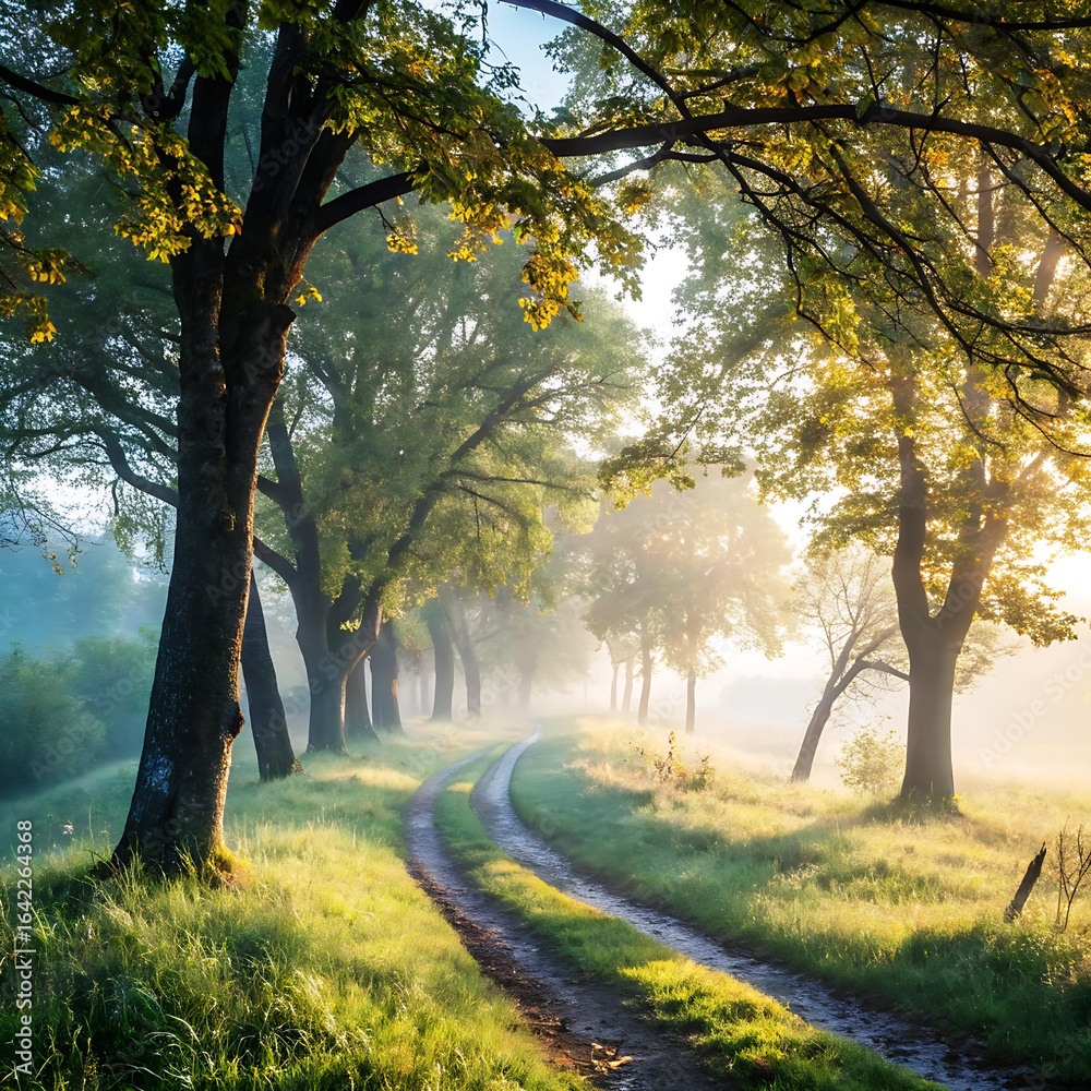 Fototapeta premium morning in the park