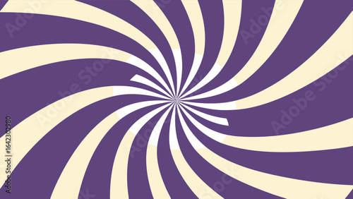 Abstract swirl pattern with purple and creamy stripes modern geometric background