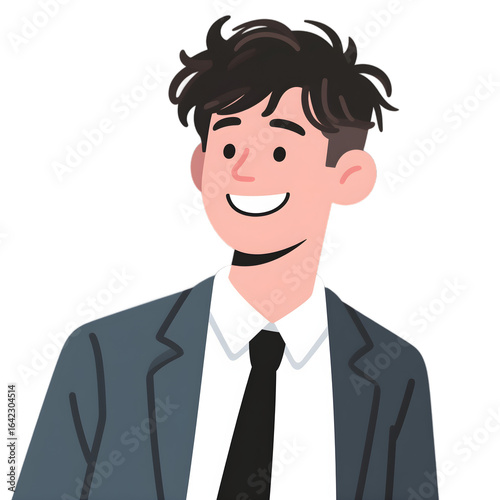 smiling young business man