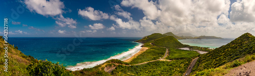 Timothy Hill Overlook looking towards South Friars Bay Beach, St. Kitts