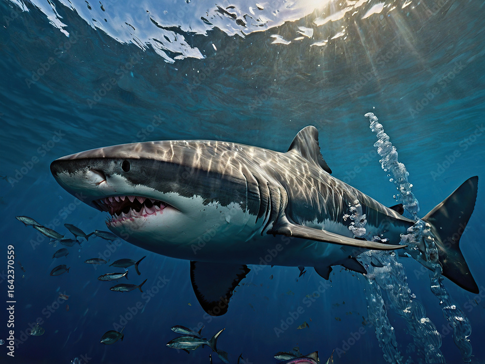 Fototapeta premium great white shark