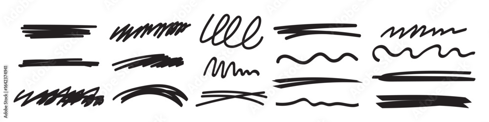 Obraz premium set of red paint brushes. colorful brush stroke, abstract digital lines, brushstrokes, painted backgrounds, watercolor paint strokes, watercolor brush, splatter brush, illustrator brush set.
