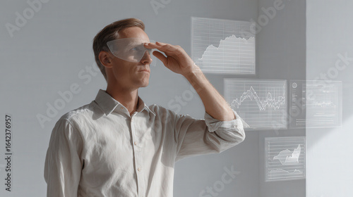digital shadow of person analyzing behavior and predicting mistakes embodying influence of digital shadows on