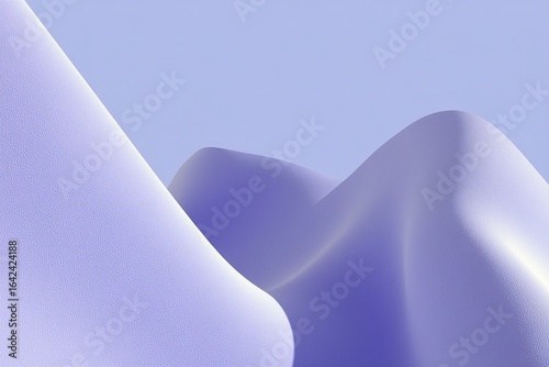 soft pastel abstract landscape with smooth hills