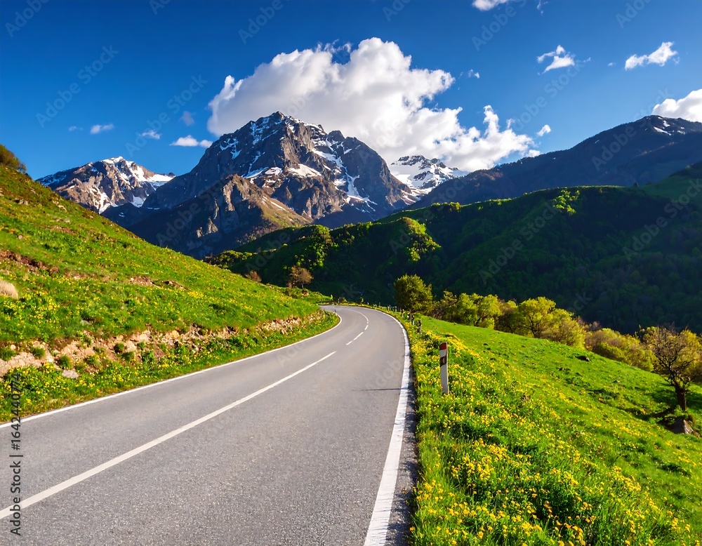 Fototapeta premium Scenic mountain road (1)