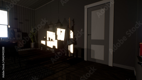 部屋の風景　光と静寂