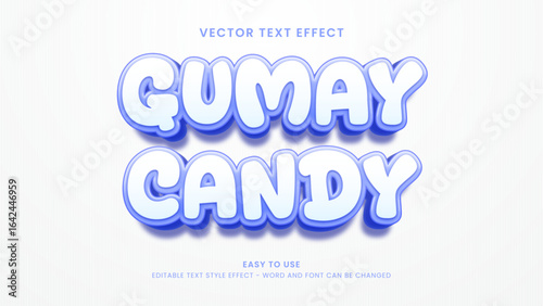 gumay candy editable text effect