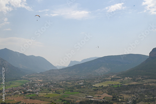 Landscape of the city of Organya in the province of Lleida in northern Spain