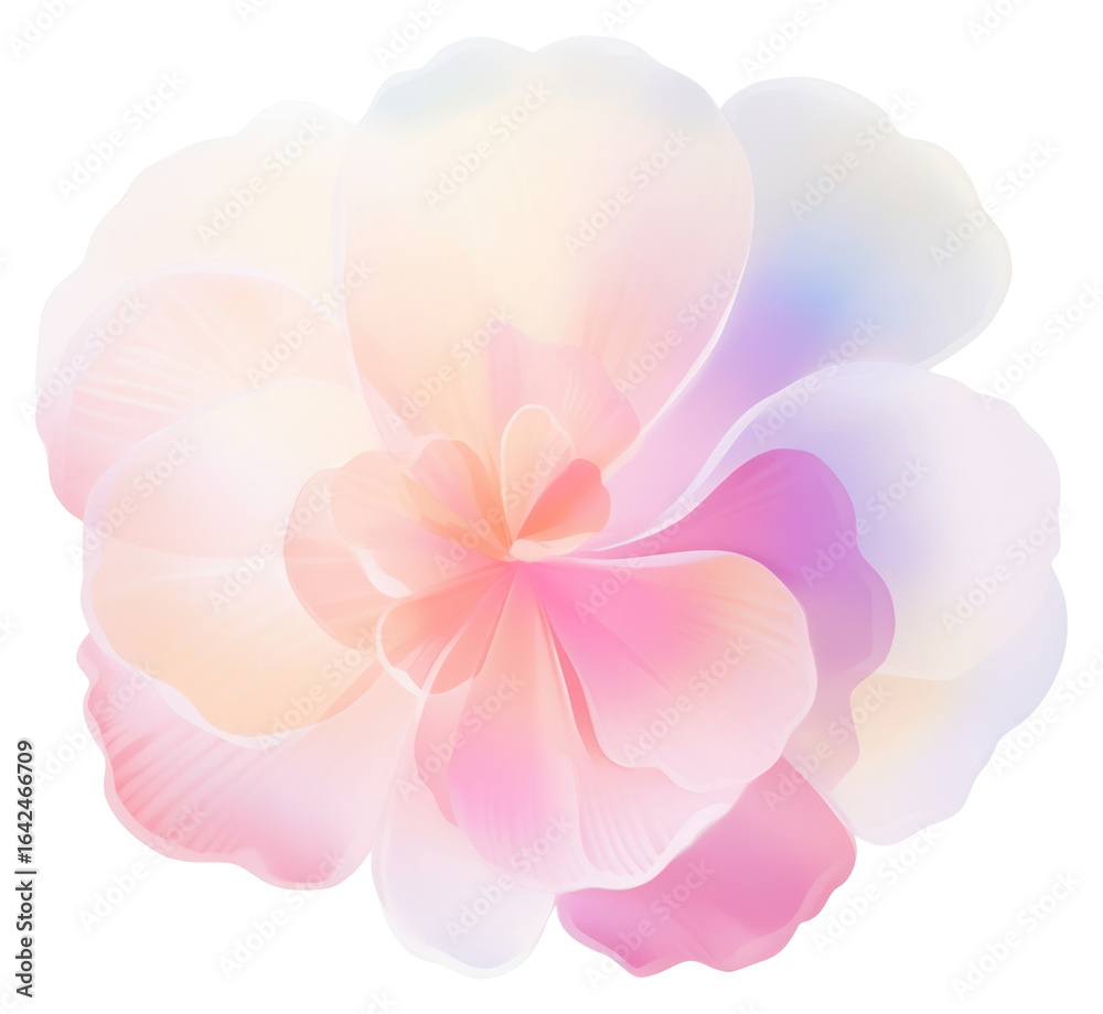 Fototapeta premium PNG Flower abstract petal plant.
