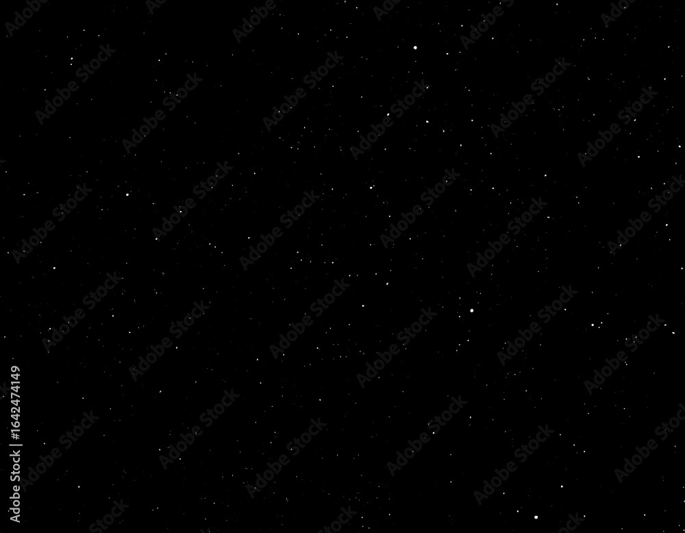 Obraz premium A dark, starry night sky. Tiny white specks scattered
