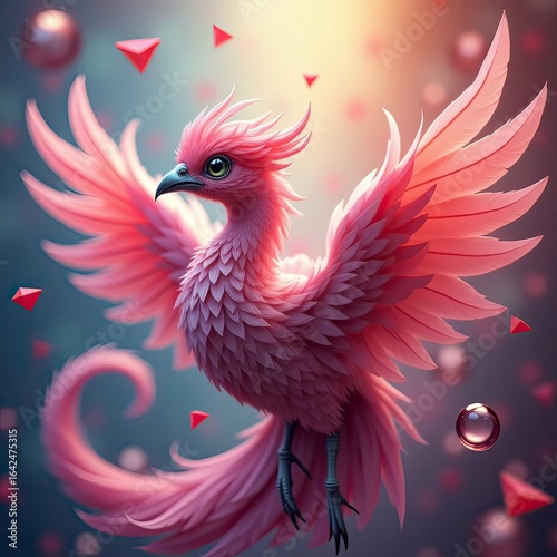 vector illustration of a bird