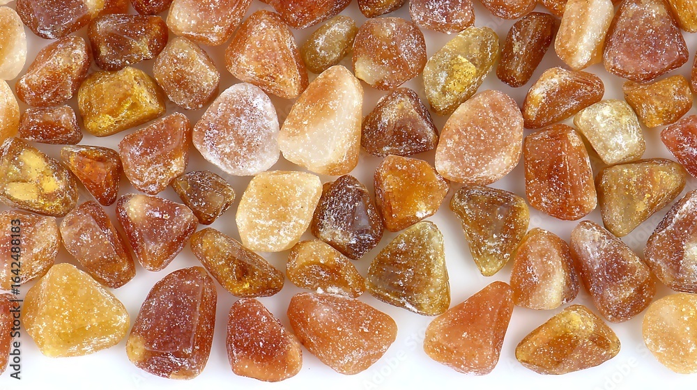 Macro detail of sea salt crystals piled naturally on white seamless background, photographed with DSLR and 50mm lens, translucent textures and irregular shapes emphasized with soft white light Macro detail of sea salt crystals piled naturally on white seamless background, photographed with DSLR and 50mm lens, translucent textures and irregular shapes emphasized with soft white light