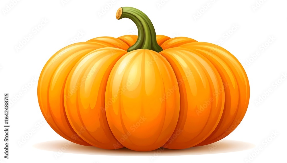 Obraz premium Orange pumpkin illustration