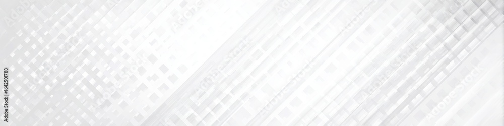 Obraz premium Abstract White Background with Geometric Shapes and Lines, Modern Minimalist Style