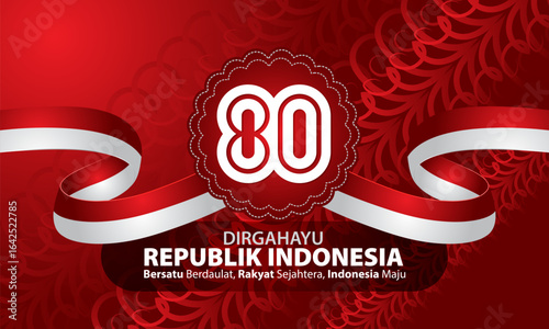 the 80th anniversary of Indonesian Independence day, the government adopted the main theme "United Sovereignty, Prosperous People, Advanced Indonesia"