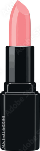 Pink Lipstick in Black Container
