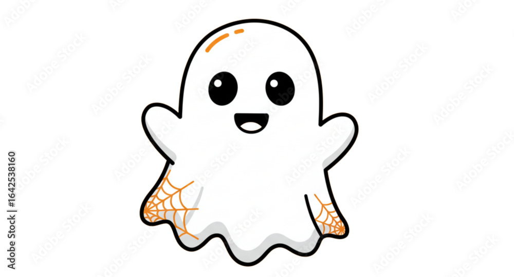 Obraz premium funny cartoon ghost