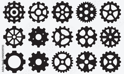 set of gear wheels