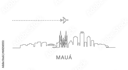 Maua Skyline Plane with Travel, and Minimal.