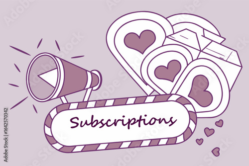 Get email marketing subscriptions and newsletter promotion with heart shaped mailers today