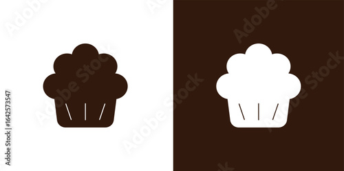 cupcake silhouette icon