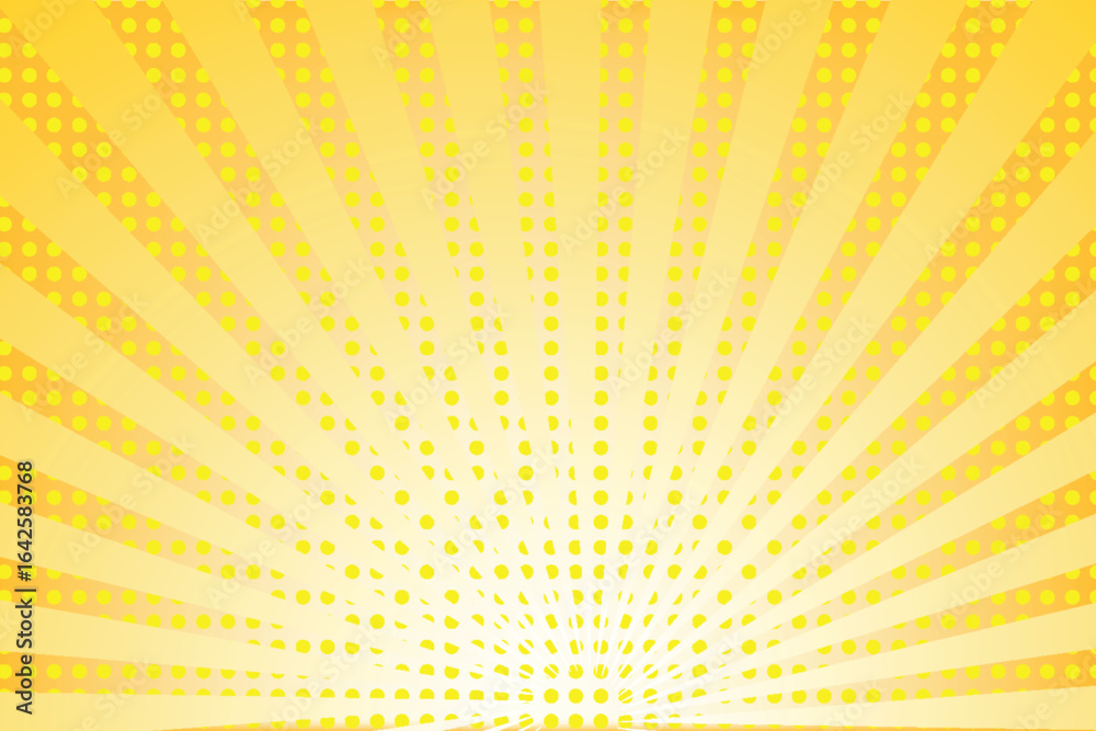 Obraz premium Abstract background with sun ray. Summer vector illustration for design