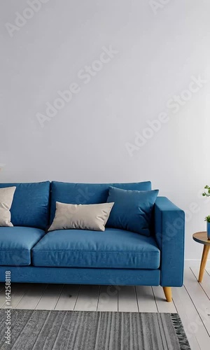 Modern living room interior contemporary sofa