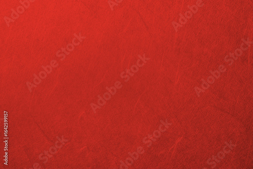 赤色の和紙の背景　Red Japanese Paper Texture Background