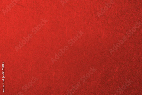 赤色の和紙の背景　Red Japanese Paper Texture Background