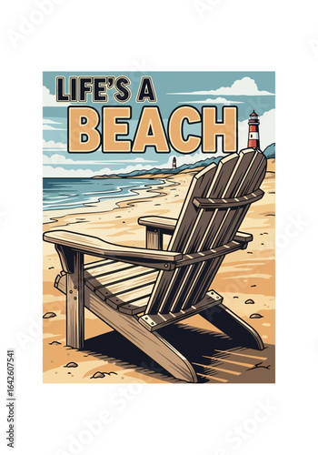 Beachside Bliss Screen Printing Design for a Relaxing T-shirt