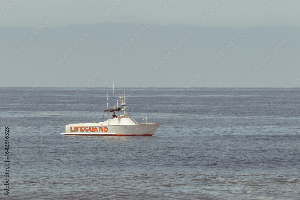 Naklejka premium Lifeguard Boat