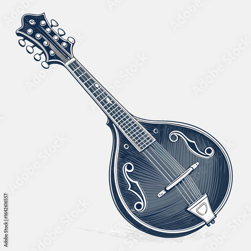 Spectacular Create Bold Stroke Mandolin with Eight Strings Distinctive Style Photography Warm Inviting Ambiance Perfect for Print Publication Design Editorial Quality Visual Documentation Creative Ass