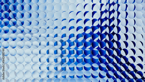 Vibrant abstract background with dynamic 3D shapes