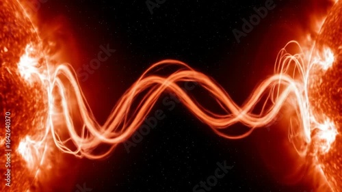 Solar Flare Event: Magnetic Field Interaction on the Sun