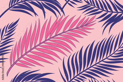 Vibrant close up seamless pattern with bold colors and geometric elements