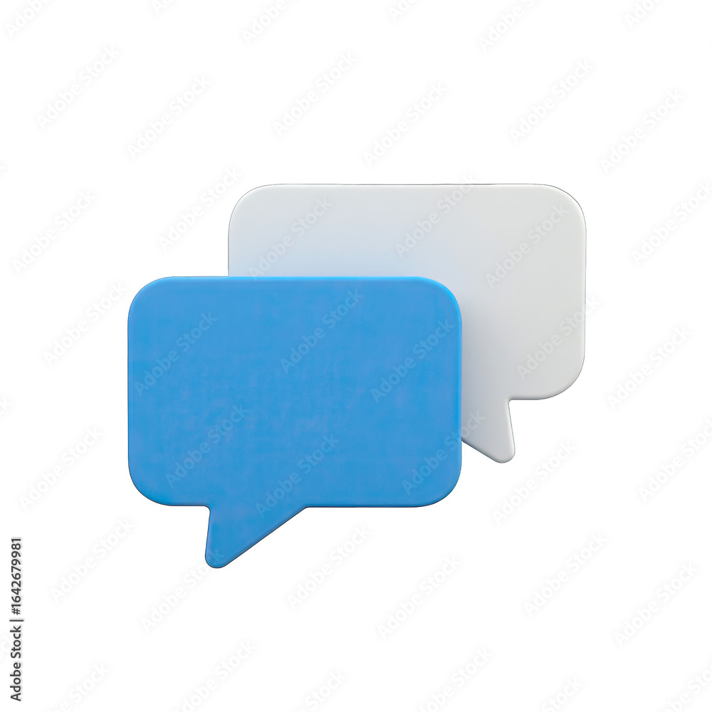 Two colorful speech bubbles against a black background. Two colorful speech bubbles against a black background.