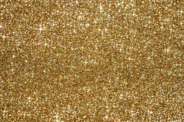 Golden glitter background
