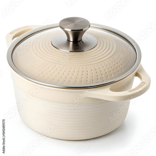 A heat-resistant silicone pot handle cover, providing a safe, non-slip grip for cookware