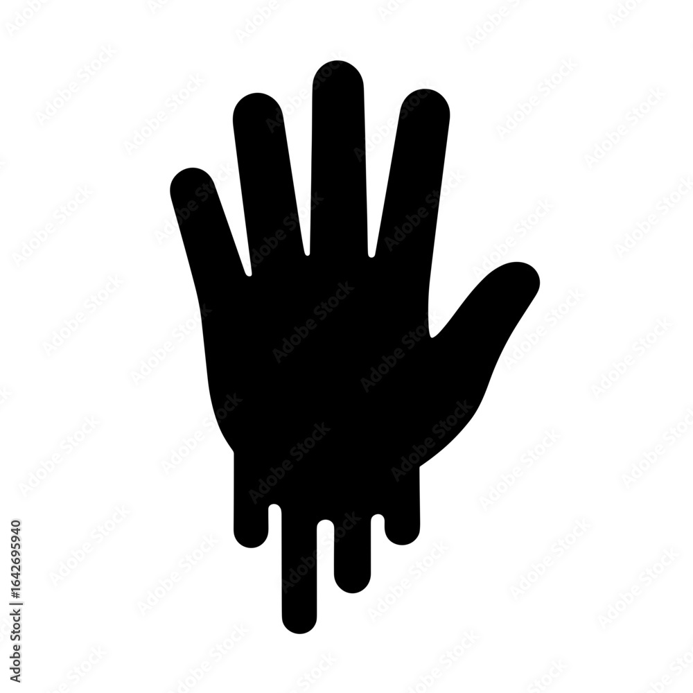 Fototapeta premium Dripping Severed Hand – Solid