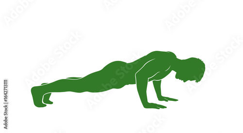 achieve fitness goals plank exercise guide illustration