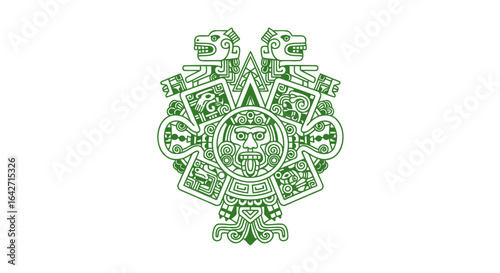 mayan skull symbol intricate design for cultural identity projects