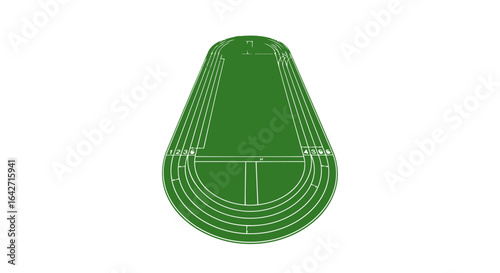 simple green avocado shape perfect for health nature designs